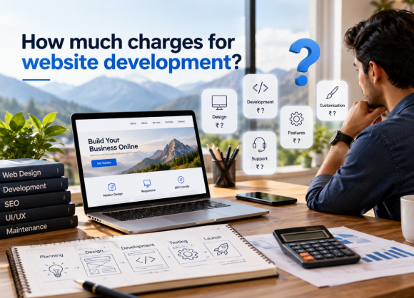 How much charges for website development?